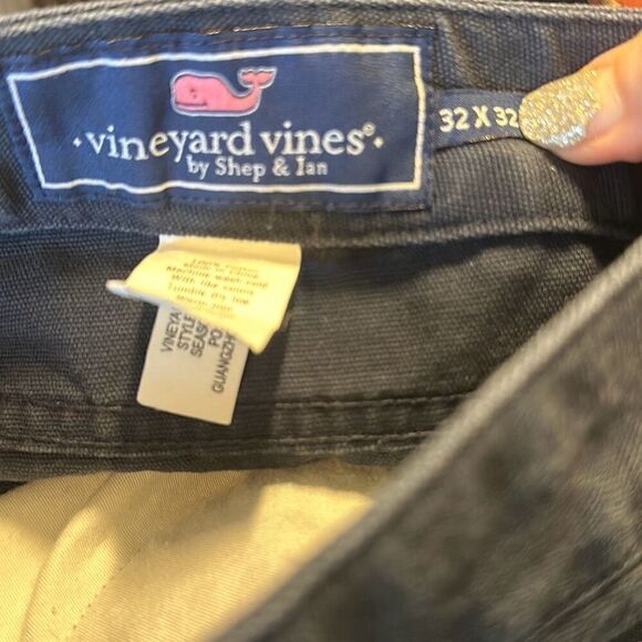 Mens Vineyard Vines 5 Pocket Blue Canvas Pant W32 L32 1P0053 - Picture 9 of 11